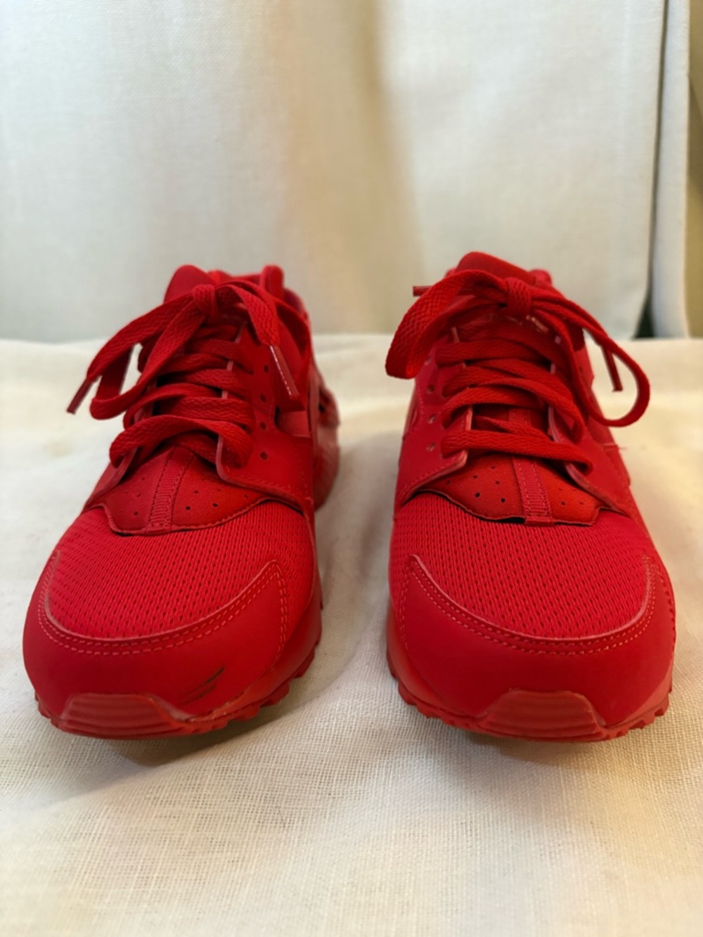 Nike Huarache BUNDLE Red & Yellow Sneakers Size 6Y (2 Pairs) NEW - Picture 2 of 15